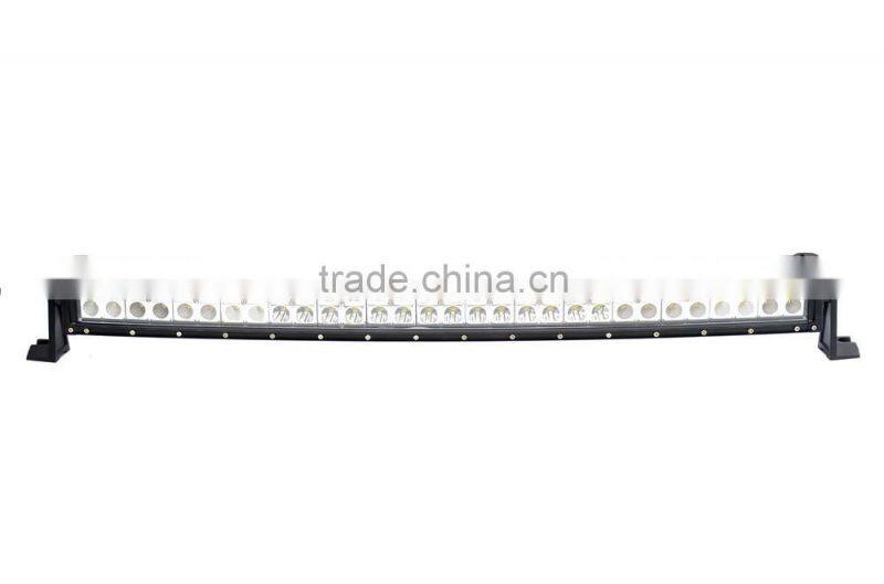 180w double row cree led driving light bar curved