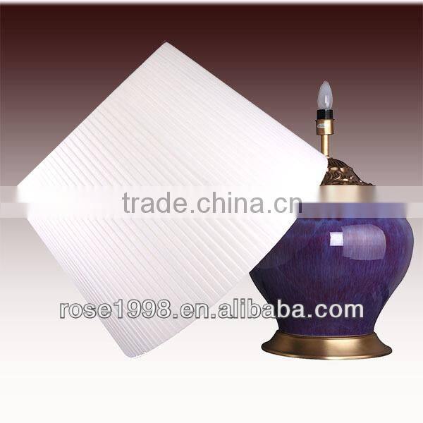 modern luxury table lamp with glaze