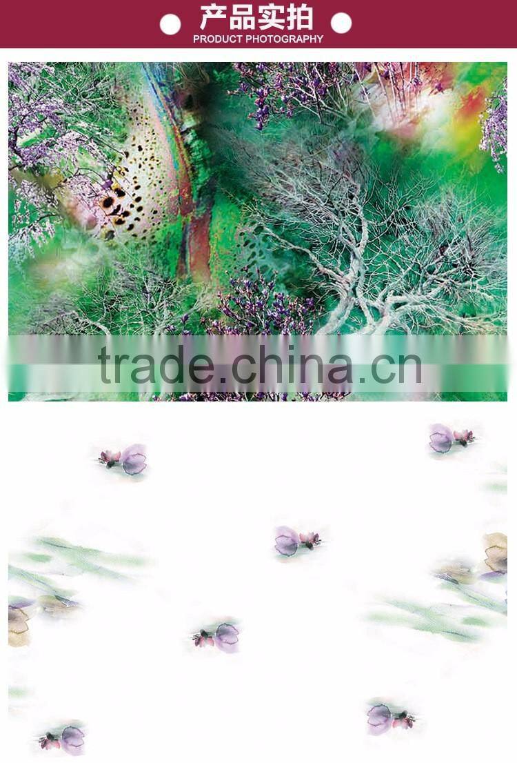 Digital print viscose fabric / rayon fabric price