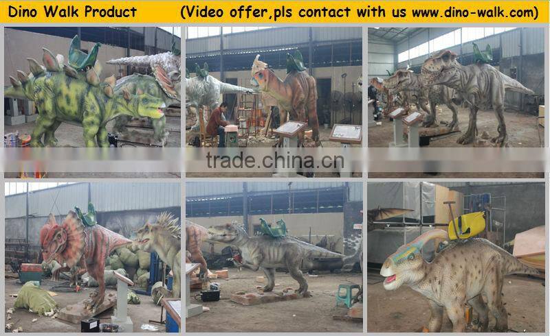 Indoor amusement park animatronic realistic T rex rides