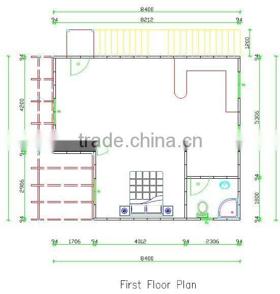 good drainage system cheap prefab house &prefabricated house