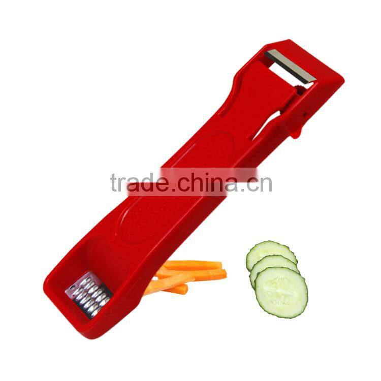 S/S 18.6*6.5*2 Useful kitchen tools double peeler/multifunctional vegetable slicer/fruit&vegetable peeler grater