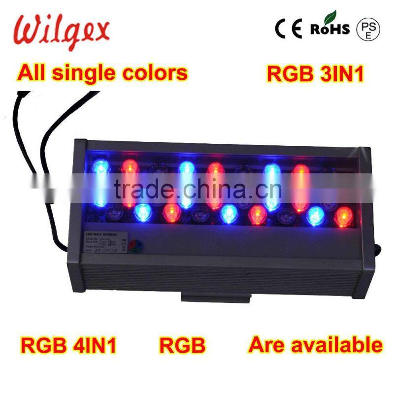 IP65 LED 36PX1W outdoor square led wall washer lights