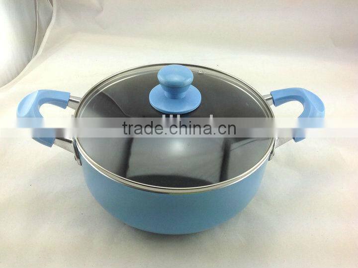 Hot Sale Aluminum Non-stick Press Cooking Pasta Pot Stock Milk Pot