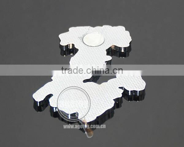 Italy Map Shape Travel Souvenirs Tourist Promotion Custom Metal Fridge Magnet Sticker