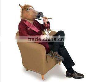 hot sales god quality halloween Rubber Latex head horse mask MK003