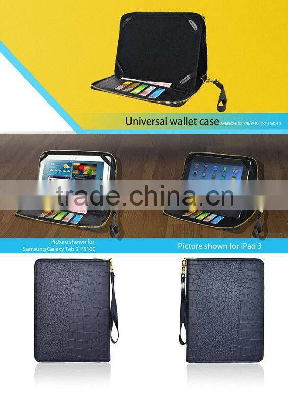 For 7/8/9/10 inch Tablet PC Universal Case Pouch With Cards Holder