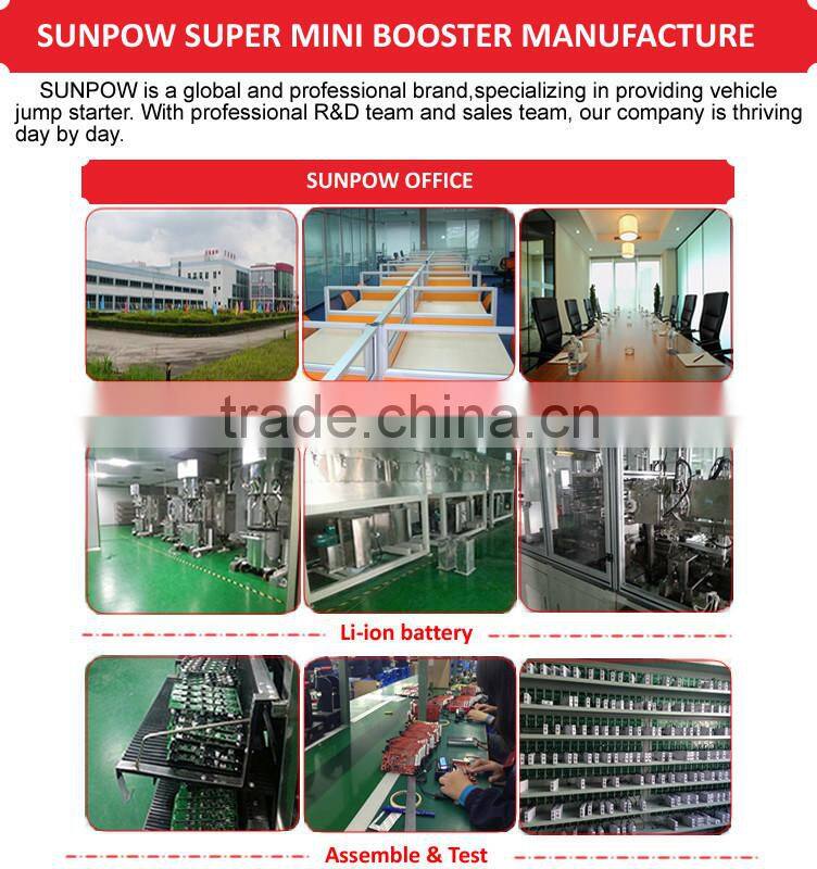 car accessory li-lon battery pack super mini booster
