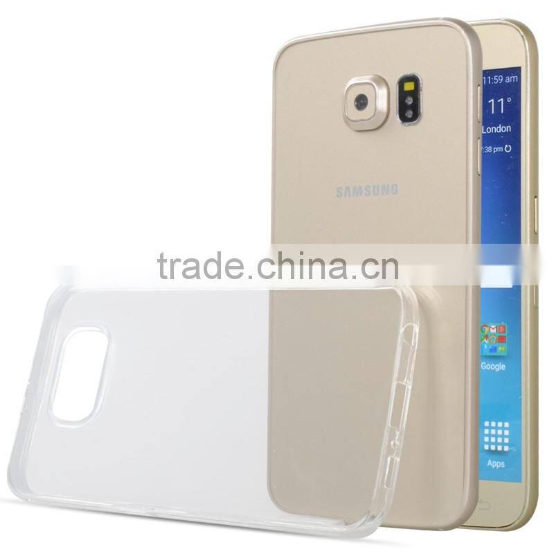 Wholesale Ultra thin transpatent cell phone case factory for Samsung galaxy s6