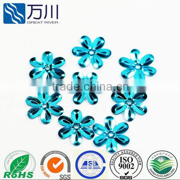 Hot sale popular loose flower-shaped sequins for weddings dress