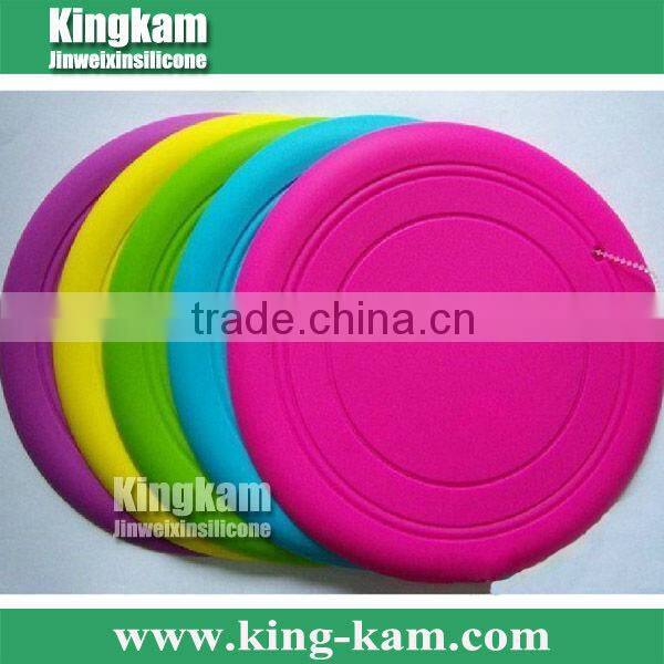 customized silicone frisbee with logo