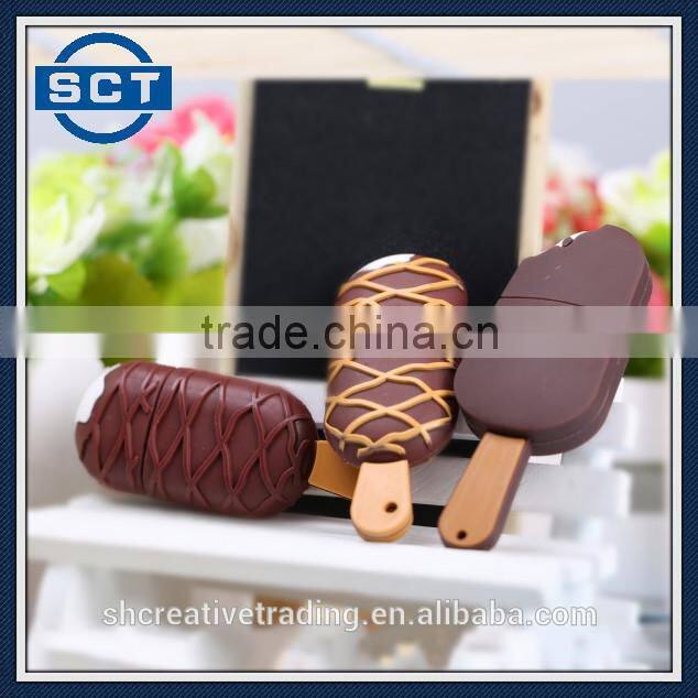 32GB/16GB/8GB Ice Cream Shape USB 2.0 High Speed Flash Drive U Disk Memory Stick USB Drive