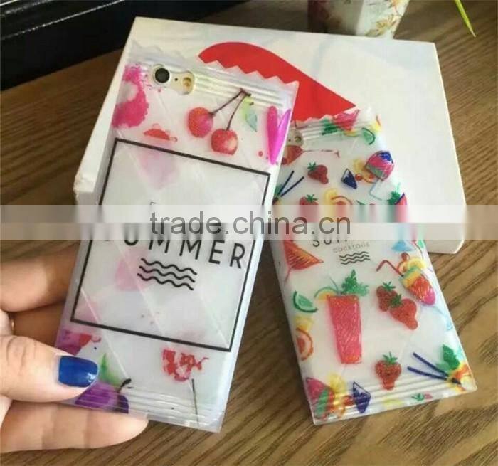 candy cute soft cover clear tpu case for iphone 6 6s 4.7