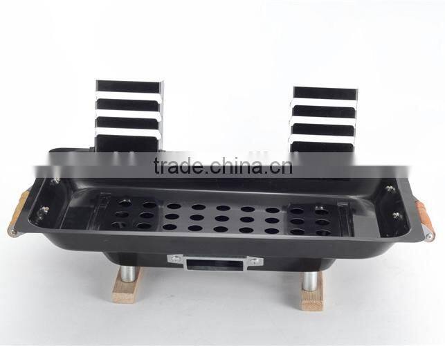 Fashion folding portable charcoal hanging bbq grill