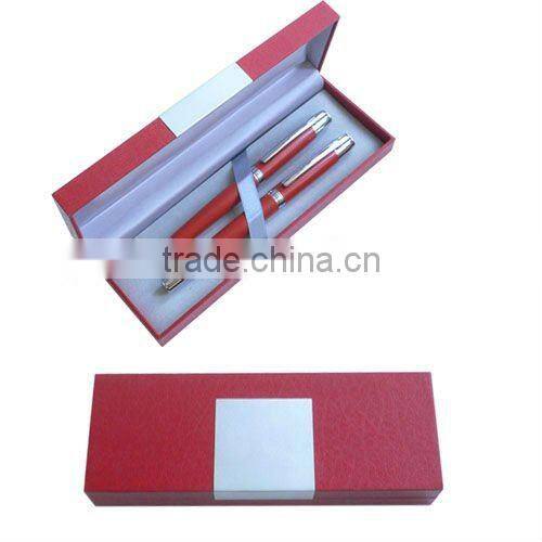 2pcs Metal Pen ball pen and roller pen Set In One Box/Gift Ball Pen Sets for Gifts or Promotional