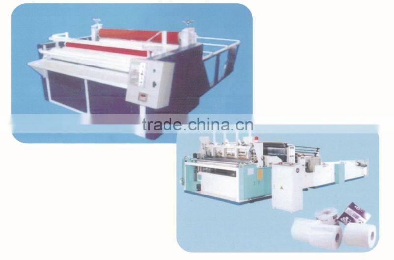 Toilet Paper Rewinder Machine and Perforating Machine