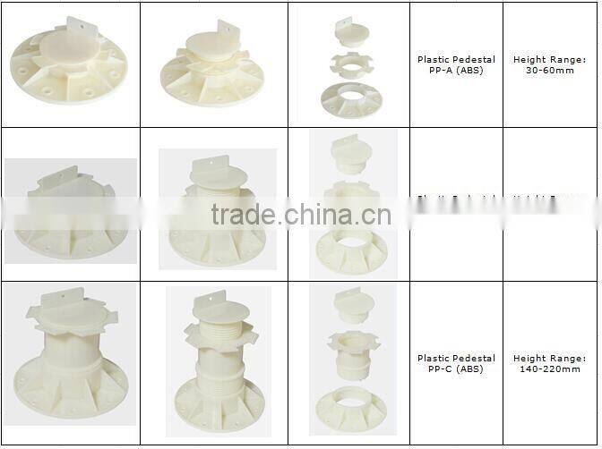 timber joist deck and wpc decking pedestal decking support plastic pedestal