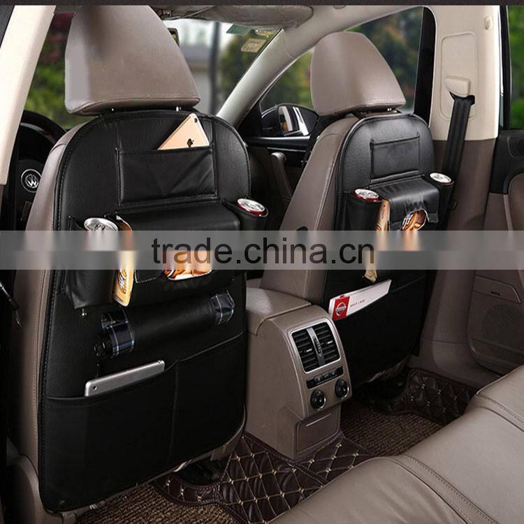 PU Leather Car Back Seat Organizers/Storage bag
