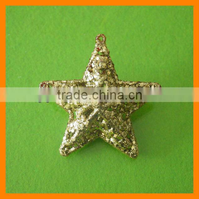 Christmas Silver Star For Hanging