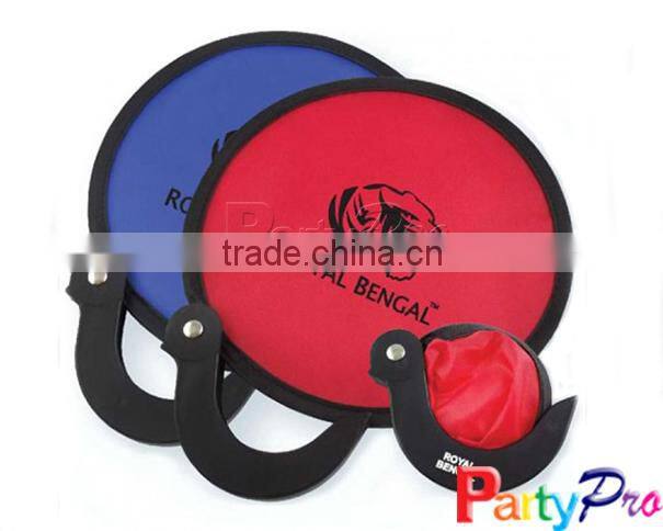 2014 New Promotional Foldable Nylon Hand Fan