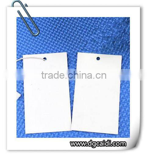 beauty custom logo printing pvc necklace display hang tag