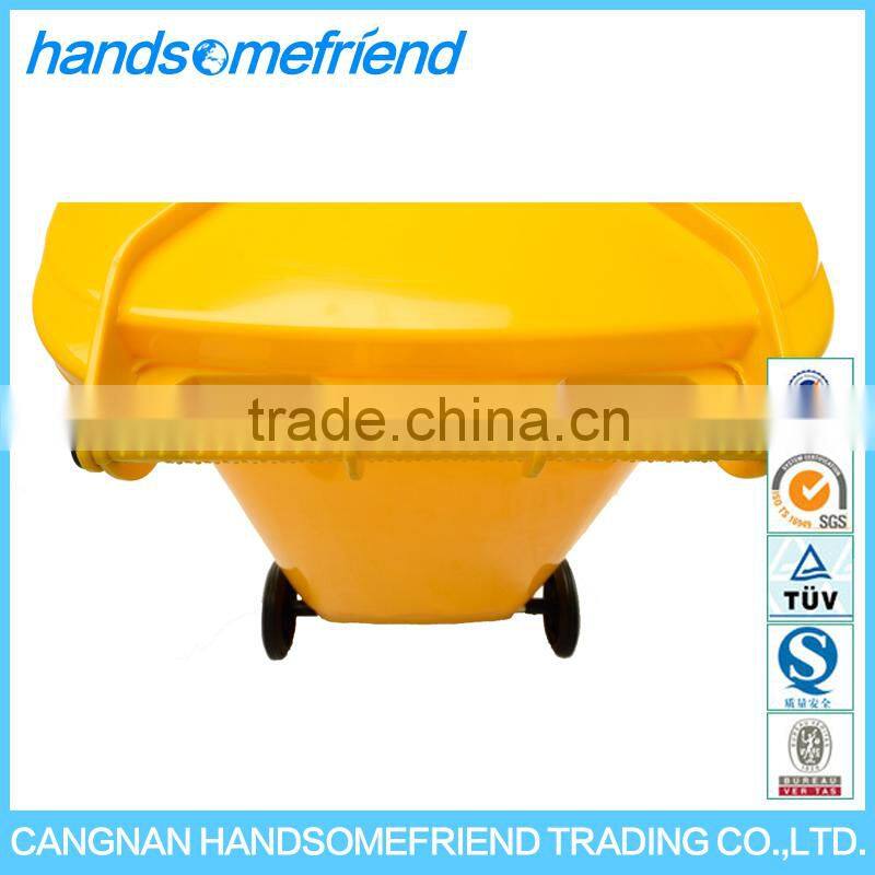 120 liter Medical plastic dustbin,Outdoor medical plastic dustbin,Hospital medical garbage containe