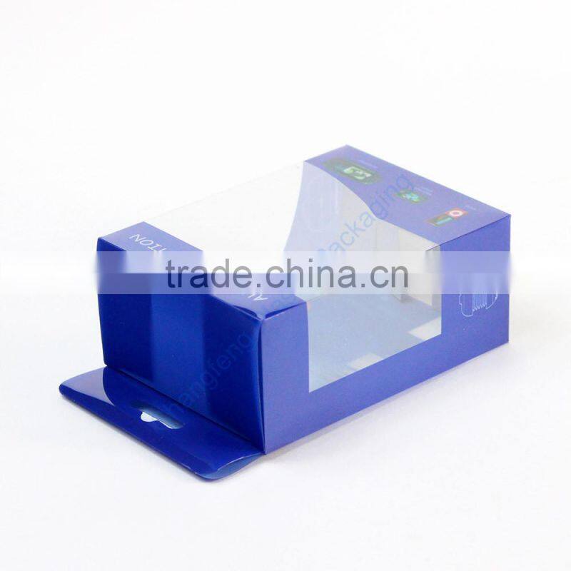 Fancy design transparent plastic packaging box