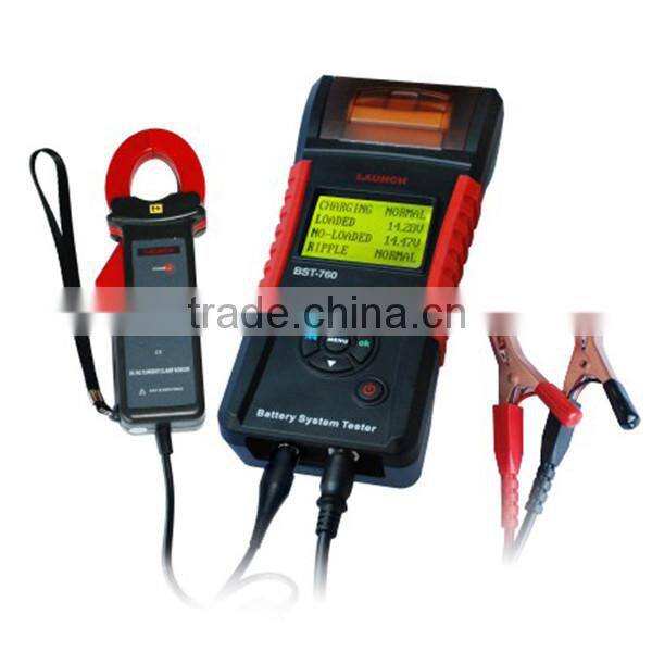 100% Original Launch BST 760 Battery System Tester BST 760 Multi-Languge choose Built-in thermal printer BST-760 Battery Tester