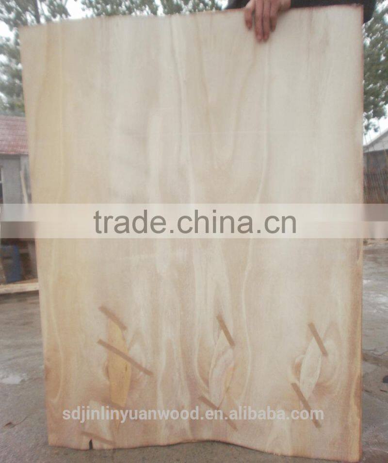 Factory direct sale cheapest polishing paulownia wood veneer