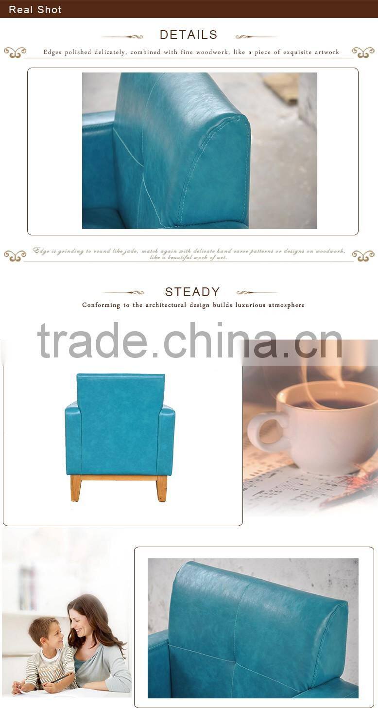 Green living room leather dining arm chair with low price