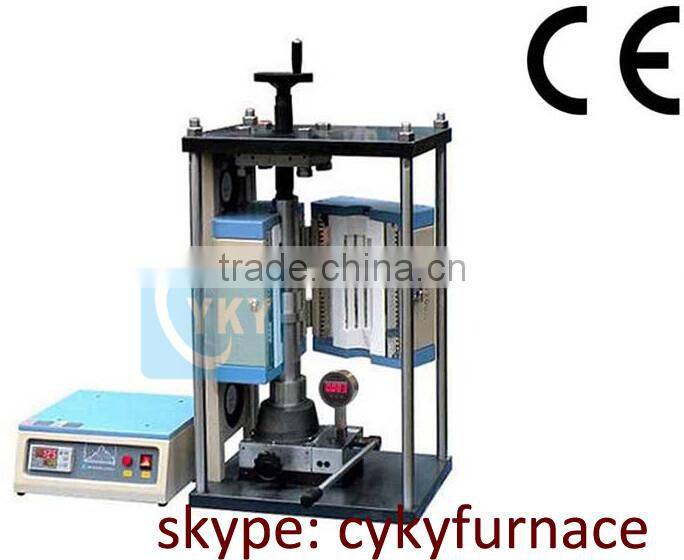 small hot pellet press machine upto 1000C / small heat hot press machine