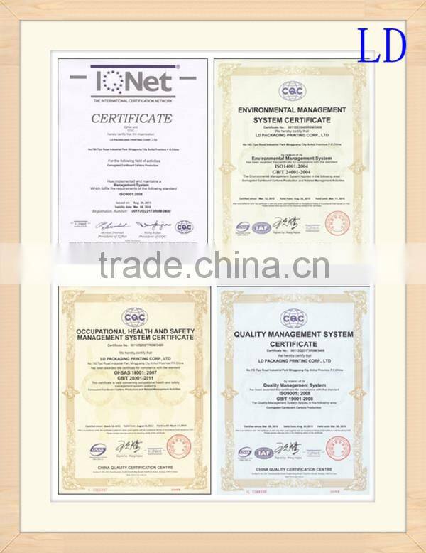 Folding Corrugated Paper Box With Waterproof For Shipping