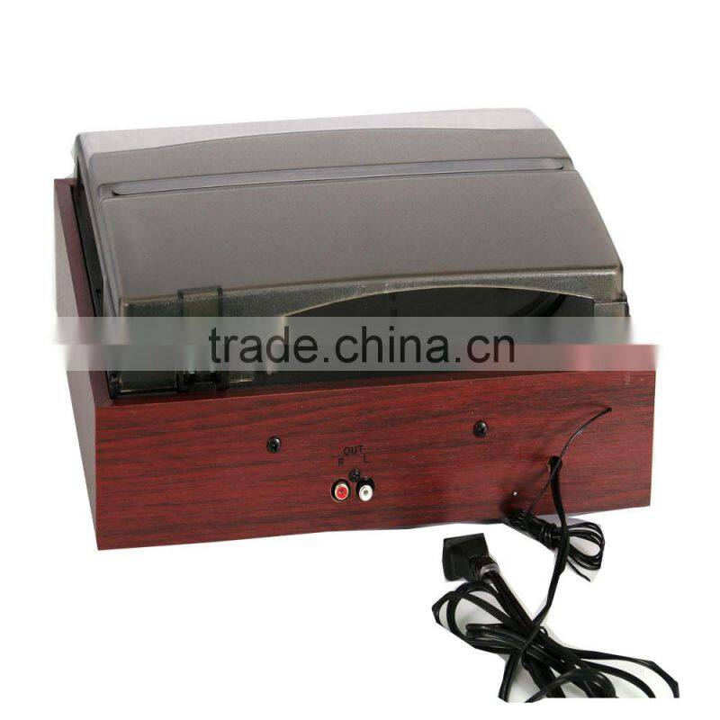 Best Retro wood Vintage Turntable Antique Record Player for LP player
