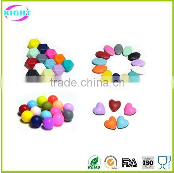 loose silicone beads for teething with FDA approval