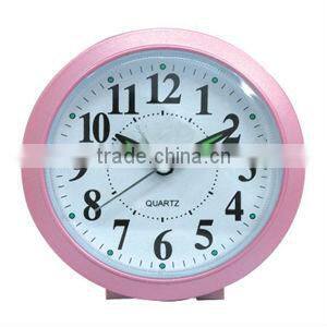Cute plastic table alarm clock bedside clock