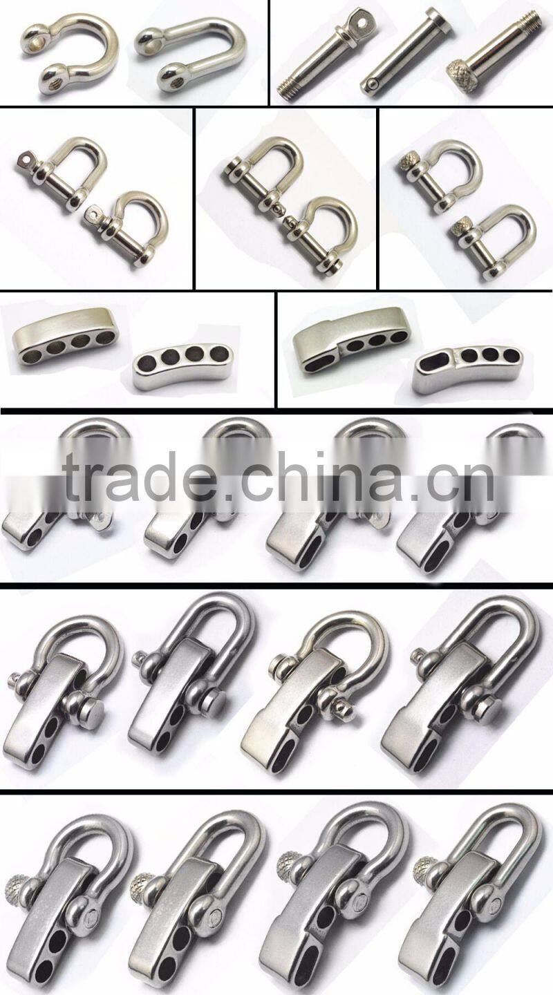 Yukai Stainless steel clasps 5mm shackles for paracord bracelets