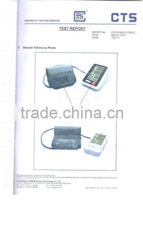 Arm blood pressure monitor, Low noise tech. Auto-Reading 90 group memories