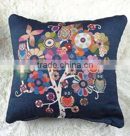Alibaba china jacquard custom design handmade cushon pillow cover