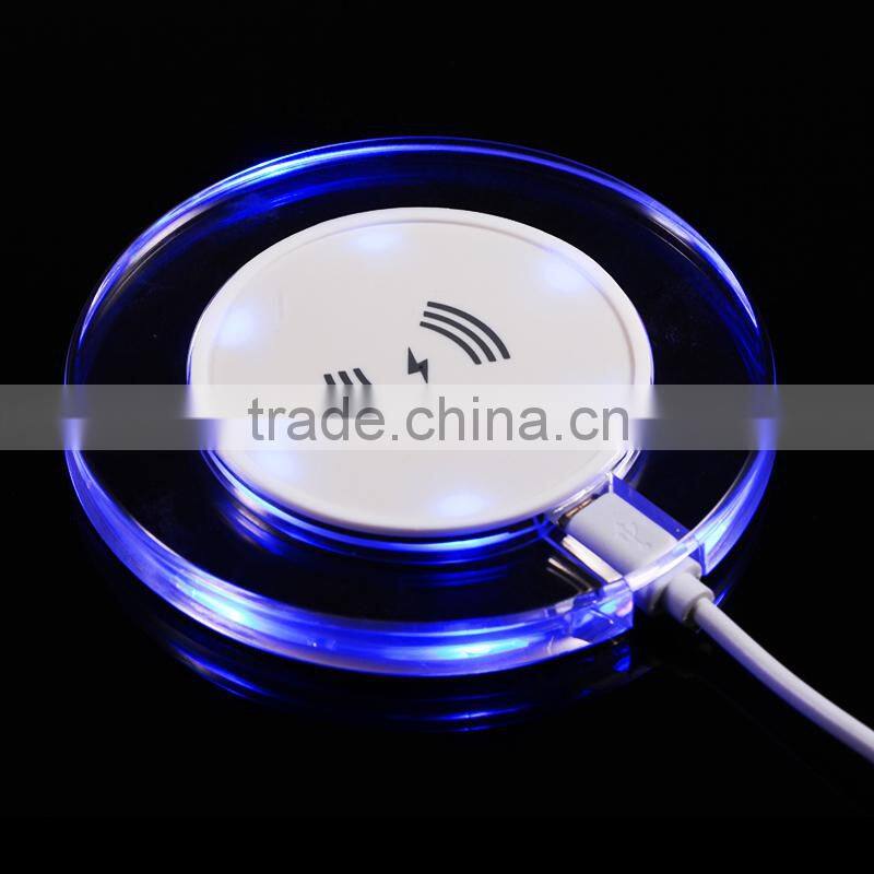 2016 new products colorful QI standard wireless chager and wireless phone charger