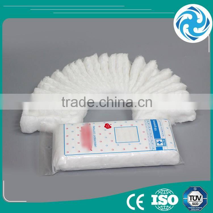 full assortment 100% cotton sterile absorbent zigzag wool cotton