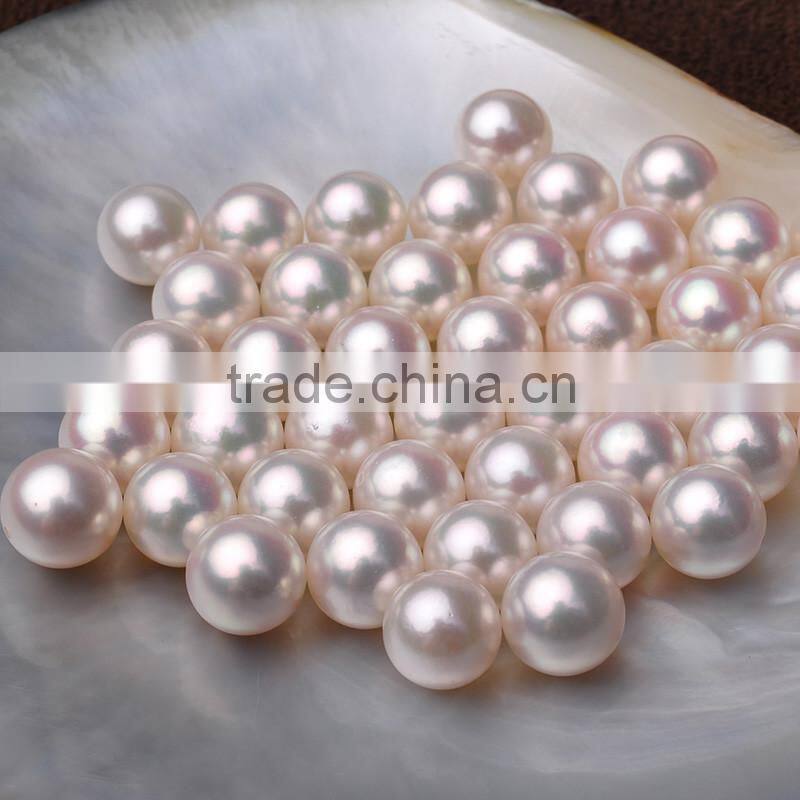 cultured akoya pearl Beads, Round, High Luster, AAAA Quality, Great for DIY Stud earrings