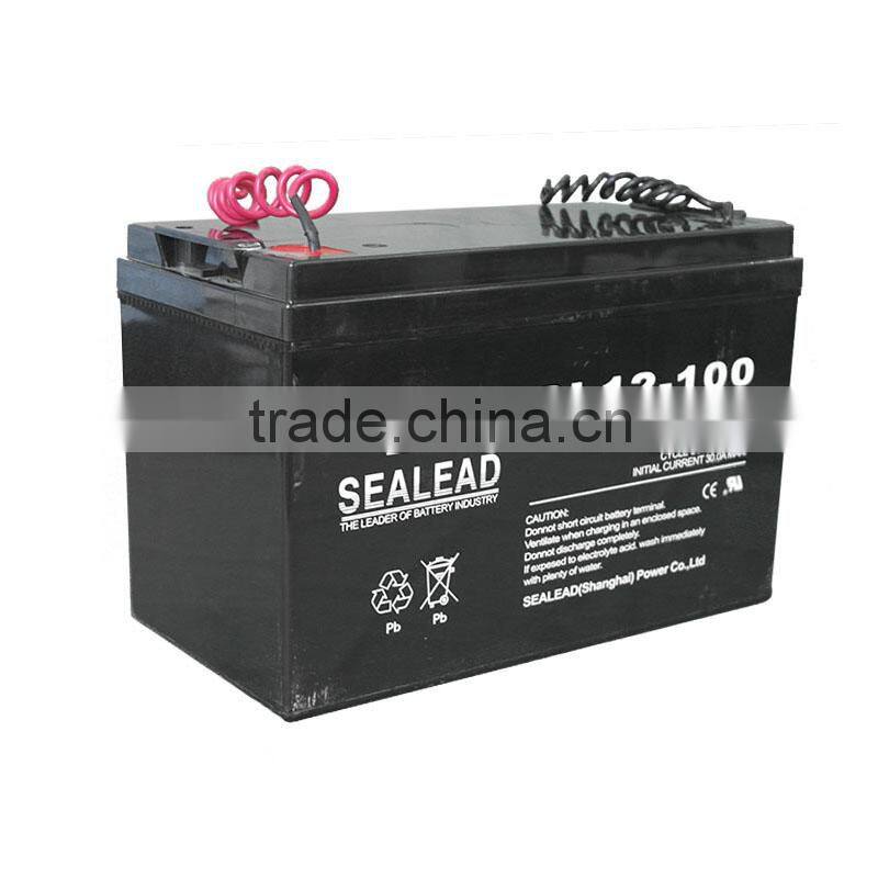 battery solar 100 amp 12v 100AH solar led lead acid