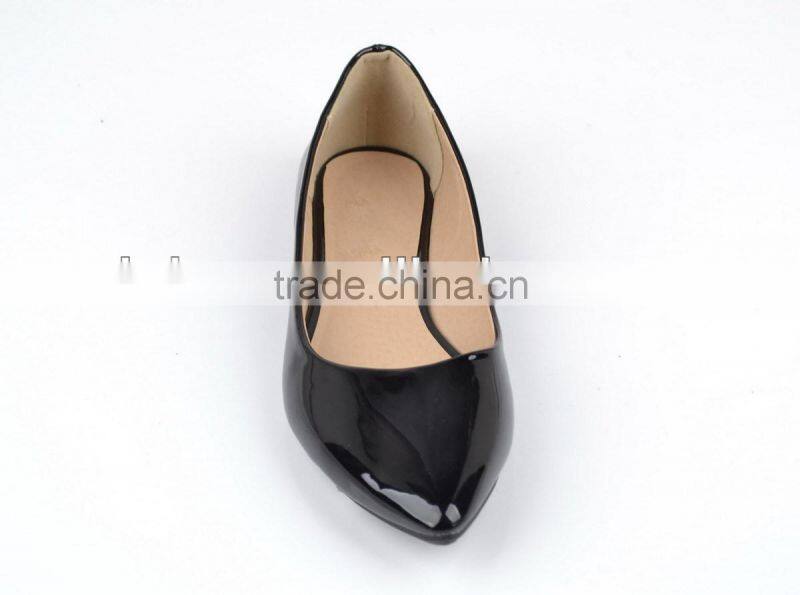 Genuine leather classic 2015 latest flat shoes for women