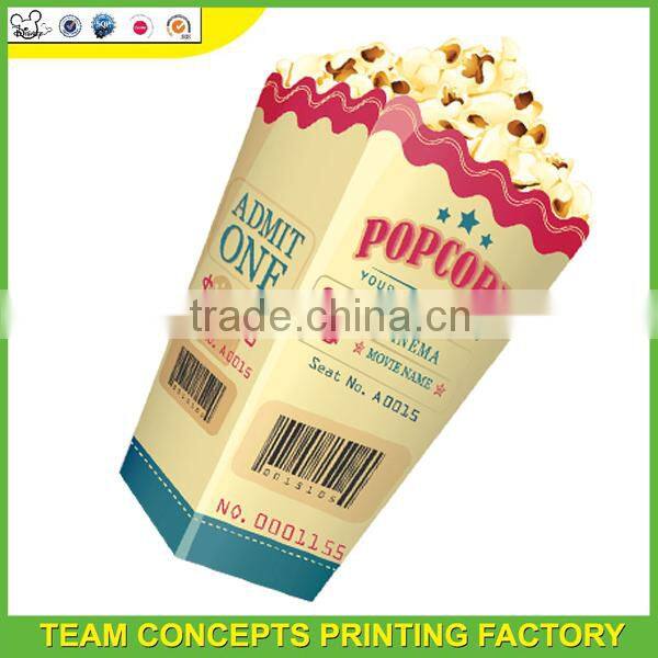 Paper popcorn packing box