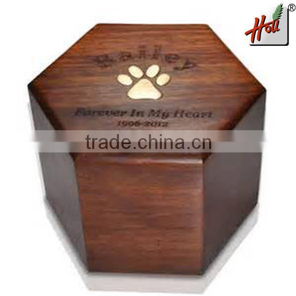 2015 Fancy wooden pet ash box for sale HCGB8120