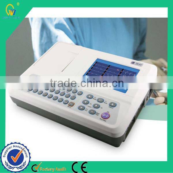High-Quality Disposable Automatic Measurement Auto Handheld Cheap 3 Channels ECG Machine