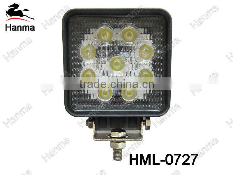 LED Work Light 27W for Construction Machinery (HML-0727)