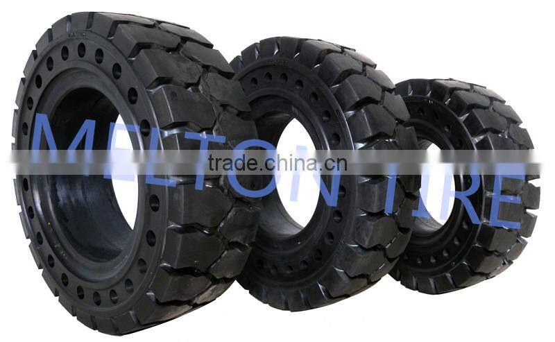 china tire manufacturer solid tire with hole 6.00-9 6.50-10