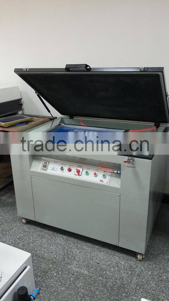 Large vacuum UV exposure machine for making screen printing plate