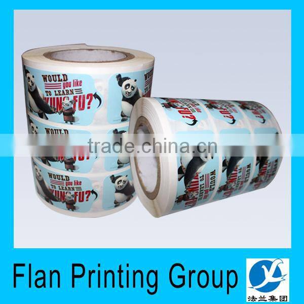 self-adhesive label die cutting cartoon sticker,fashionable cartoon stickers
